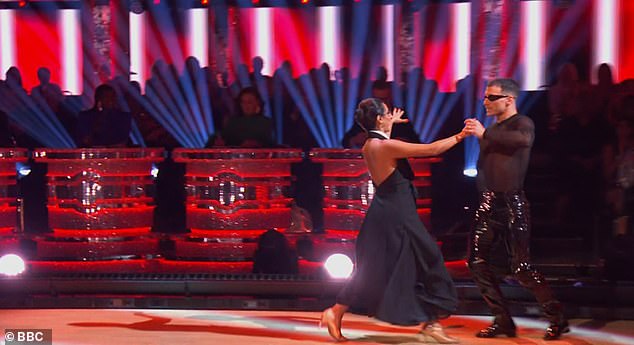 The couples choice category was first introduced in series 16, where couples were originally given the choice of three different dance styles to perform, but changed to a freestyle dance in series 19 (pictured: Punam and Gorka on Saturday night)