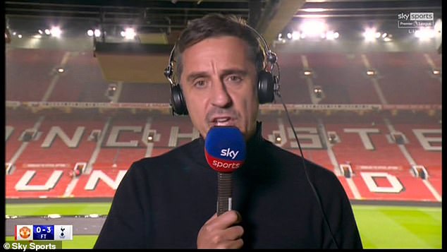 Former United captain Gary Neville called United's performance 'disgusting'