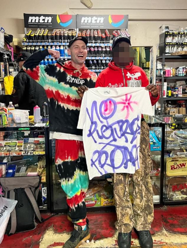 Shop owner Winston Cooley explained that the mural was not intended to offend and was merely a meme of current news regarding the accusations and allegations P.Diddy faced.