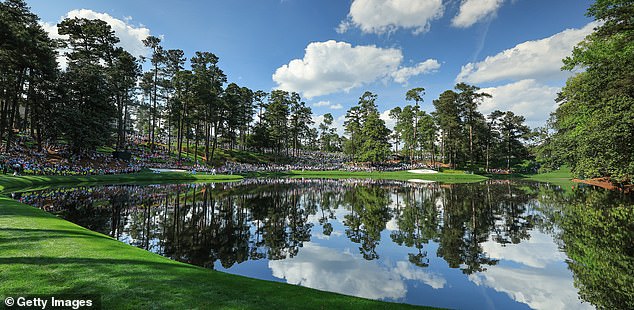 The grounds of Augusta are usually a picture of peace and tranquility (pictured in April 2023)