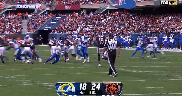 The punter produced a huge punt with a minute left on the clock to help the Bears hold on against the Rams