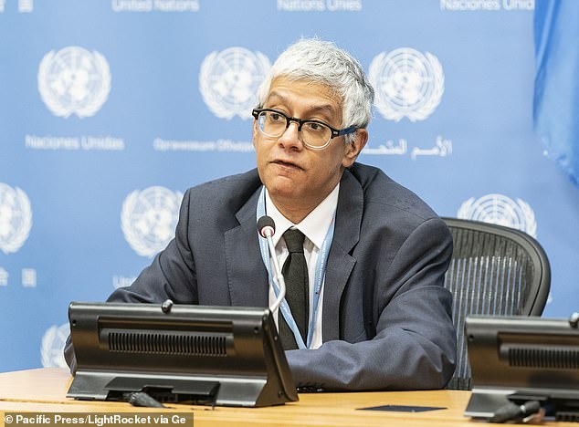 UN spokesman Farhan Haq said: 'We have sufficient information to take the actions we are taking – which is to terminate these nine individuals'