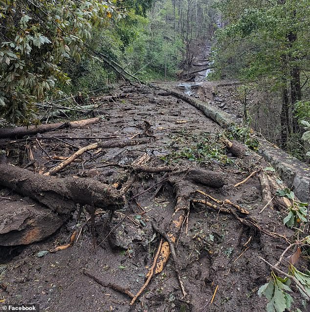 Perkins tried to drive different routes to get to his parents, only to find the roads were 