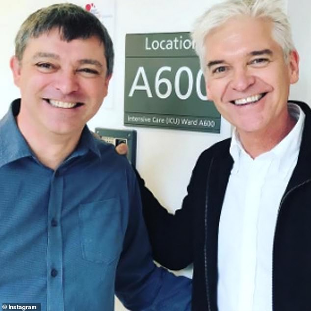 Schofield is pictured with his brother in 2017, six years before his conviction and prison sentence