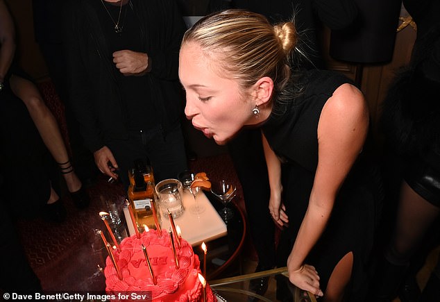 The pair was spotted celebrating Lila's 22nd birthday during Paris Fashion Week