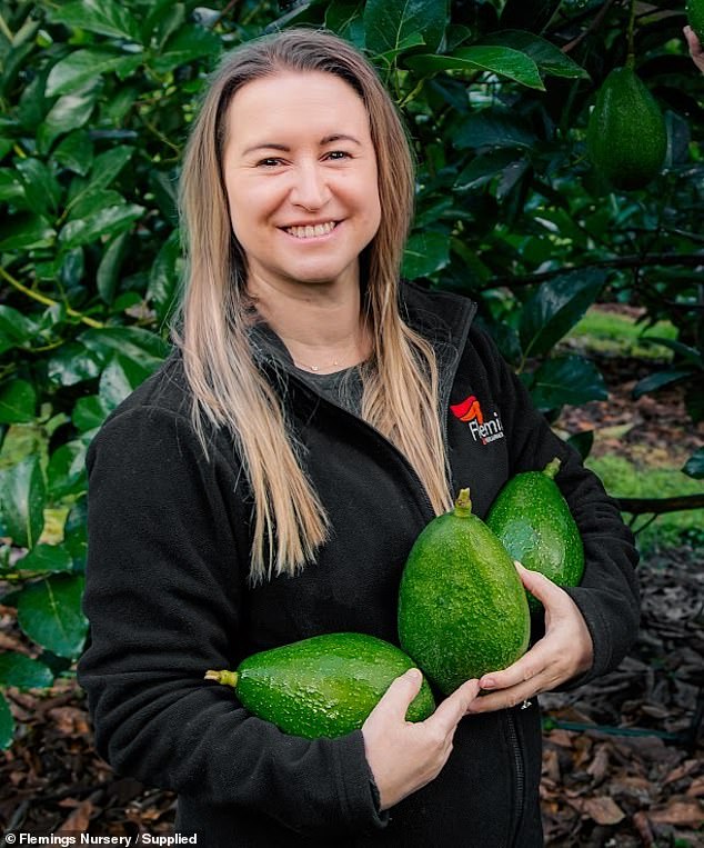 Jess Fleming, manager at Flemings Nursery in Queensland, told FEMAIL that Jala avocados are sure to be a favourite with foodies