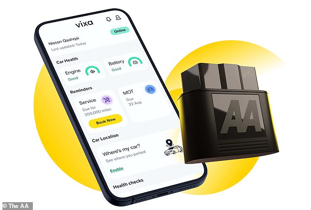 Through a small device that you plug into your car, Vixa collects data and provides you with updates and alerts via the app, as well as proactive maintenance solutions