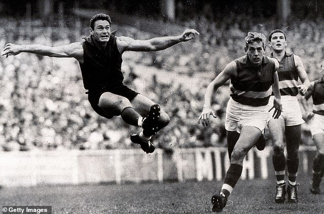 Ron Barassi (pictured) was a major figure in Australian football and was the first player to be inducted into the Hall of Fame as a legend