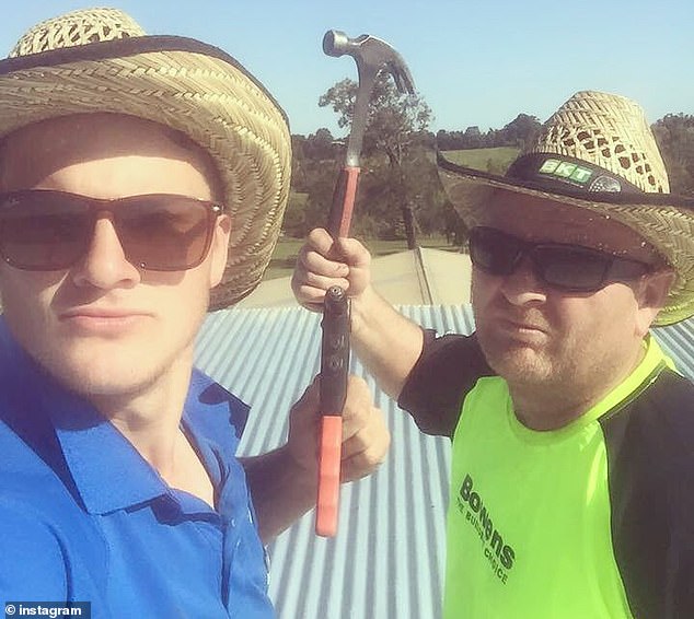 Tom Papley is just one game away from the grand final with the Swans - but he nearly quit the sport in 2019 due to his father David's health problems (pictured together)