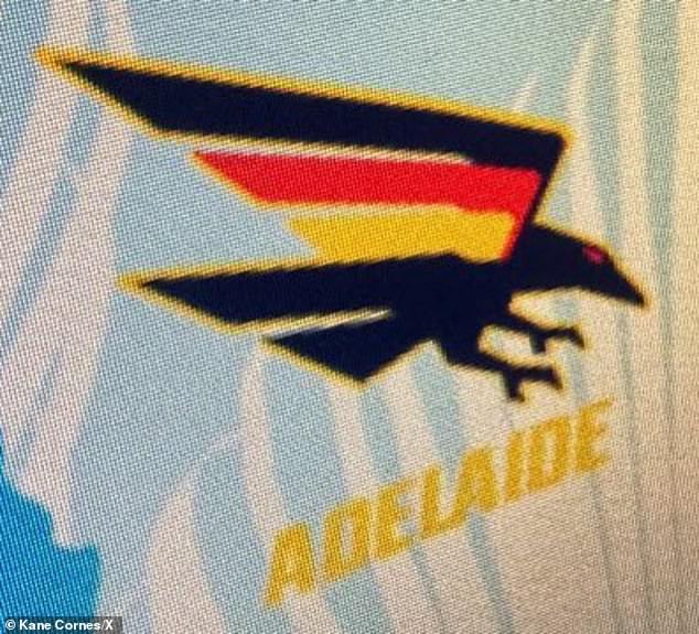 A leaked image of what the new Adelaide logo could look like as part of the club's rebrand