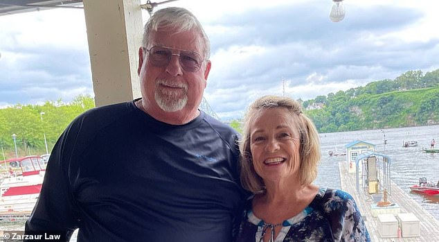 William Bryan, 70, (pictured with his wife Beverly) died last month after emergency surgery in which a doctor reportedly removed the wrong organ