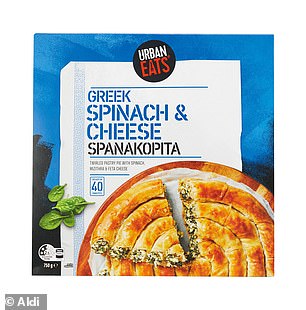 The $8.99 Urban Eats Greek Spinach and Cheese Spanakopita is perfect for family dinners