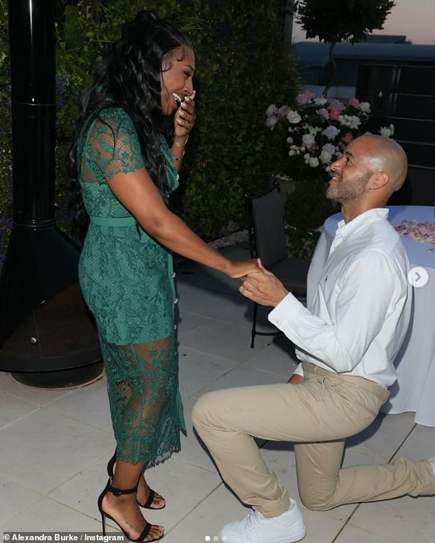 Alexandra Burke is engaged! The X Factor winner's footballer partner Darren Randolph pops the question in romantic proposal