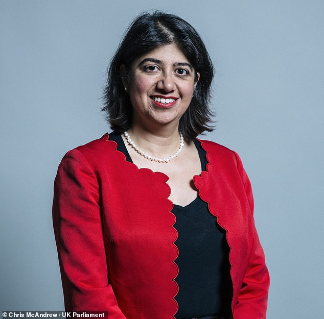 Seema Malhotra (pictured in 2017), the UK Minister for Migration and Citizenship, said the new changes are part of a 'global expansion of ETA'