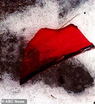 Shards of the broken taillight were found on O'Keefe's body