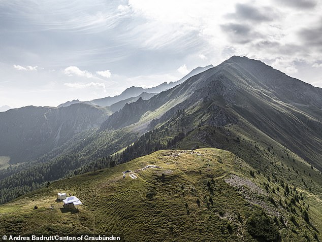 The ancient Roman military camp was discovered in the Swiss Alps, 7,000 feet above sea level