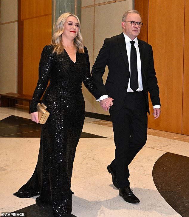 Anthony Albanese (pictured with partner Jodie Haydon) may be considering negative gearing changes