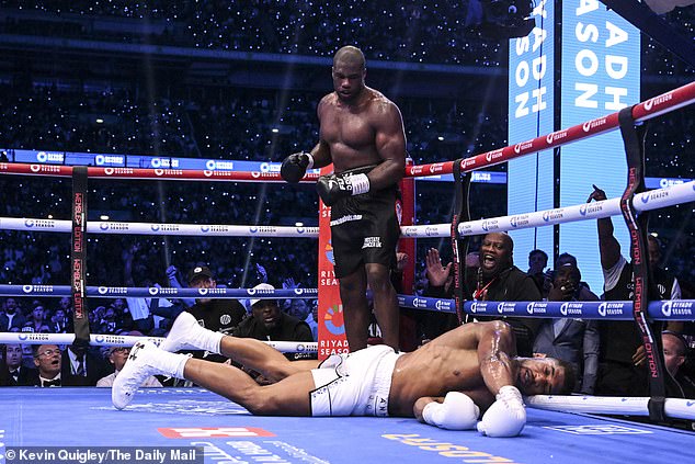 Anthony Joshua was knocked out in five rounds by Daniel Dubois on Saturday night