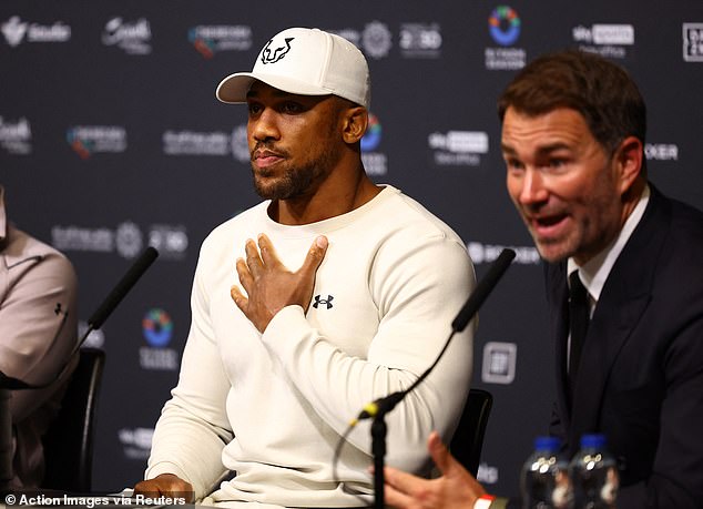 Eddie Hearn has shared Anthony Joshua's response to his recent claim that the former champion may only have one to three fights left in his career