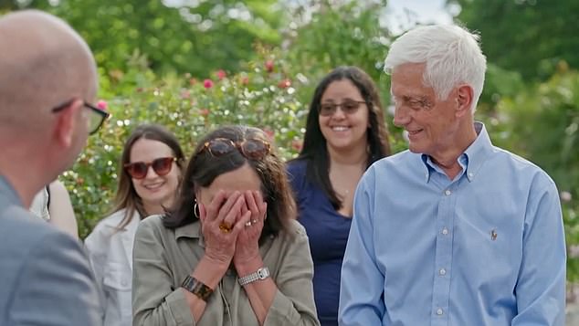 An Antiques Roadshow guest threw her head in her hands and screamed when she discovered the truth behind her Olympic medals on Sunday's episode