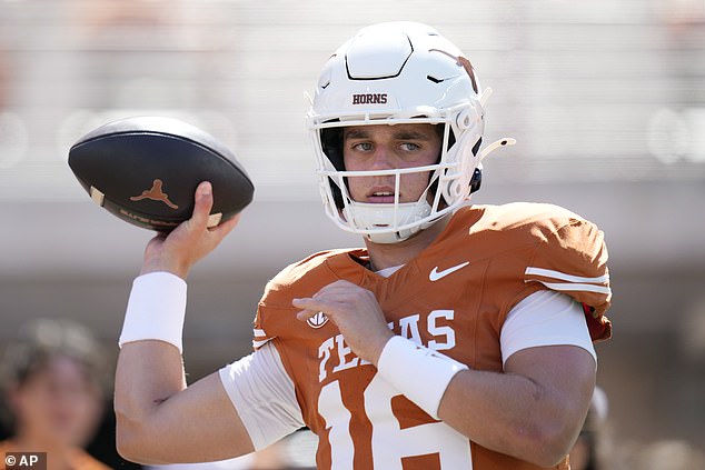 Manning started another game for Texas and led his team to victory over Mississippi State