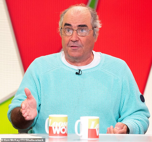 Popular radio presenter and author Danny Baker has previously detailed how his diagnosis with mouth and throat cancer left him unable to speak for eight months. Pictured here in 2018