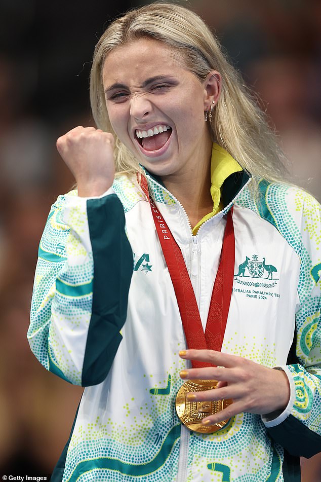 The gold was Leary's first individual Paralympic medal and came after single-handedly carrying the Australian 100m relay team to first place two days earlier