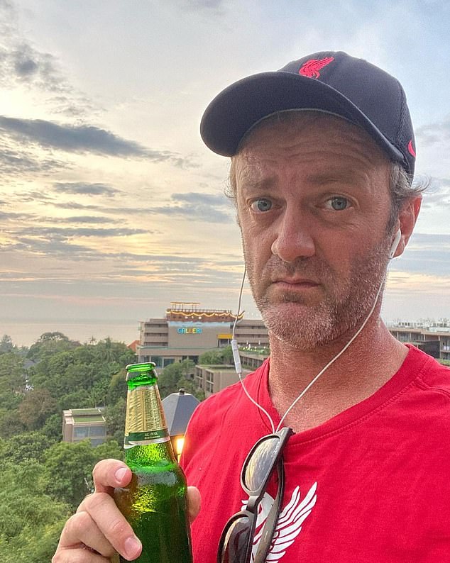 Chandler (pictured) appeared to take a shot at his former comedy partner via his Instagram post on Wednesday with his own message about the breakup