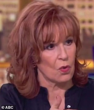 Joy Behar on Friday's episode of The View