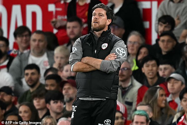 Barnsley manager Darrell Clarke threatened to slap his players after they lost 7-0 to Man United