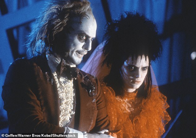 The actress, 52, was just 15 when she landed her first major film role in the movie Lucas, before becoming a star at 16 after starring in 1988's Beetlejuice. [pictured with Michael Keaton] - a role she recently reprised for the film's highly anticipated sequel