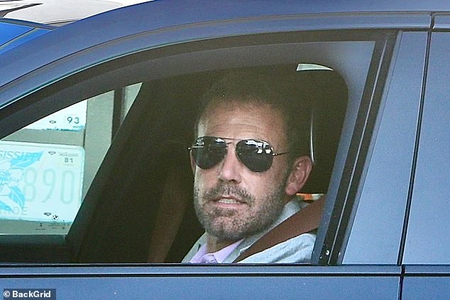 Ben Affleck, 52, was spotted taking a drive in Beverly Hills on Tuesday, four days after his estranged wife Jennifer Lopez was seen holding hands with his pal Matt Damon