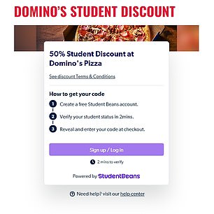 Pizza on sale: Domino's, Franco Manca and Papa John's are all offering big discounts to students this fall