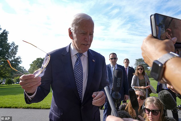 Back to work: President Joe Biden flew back to the White House on Monday after a two-week vacation and immediately faced questions about the situation in Gaza and a stalled ceasefire to free hostages