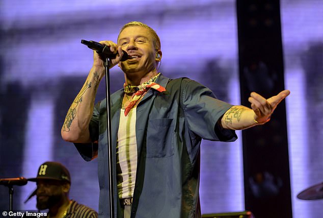 The comedian called out Macklemore (pictured in May) for leading a 