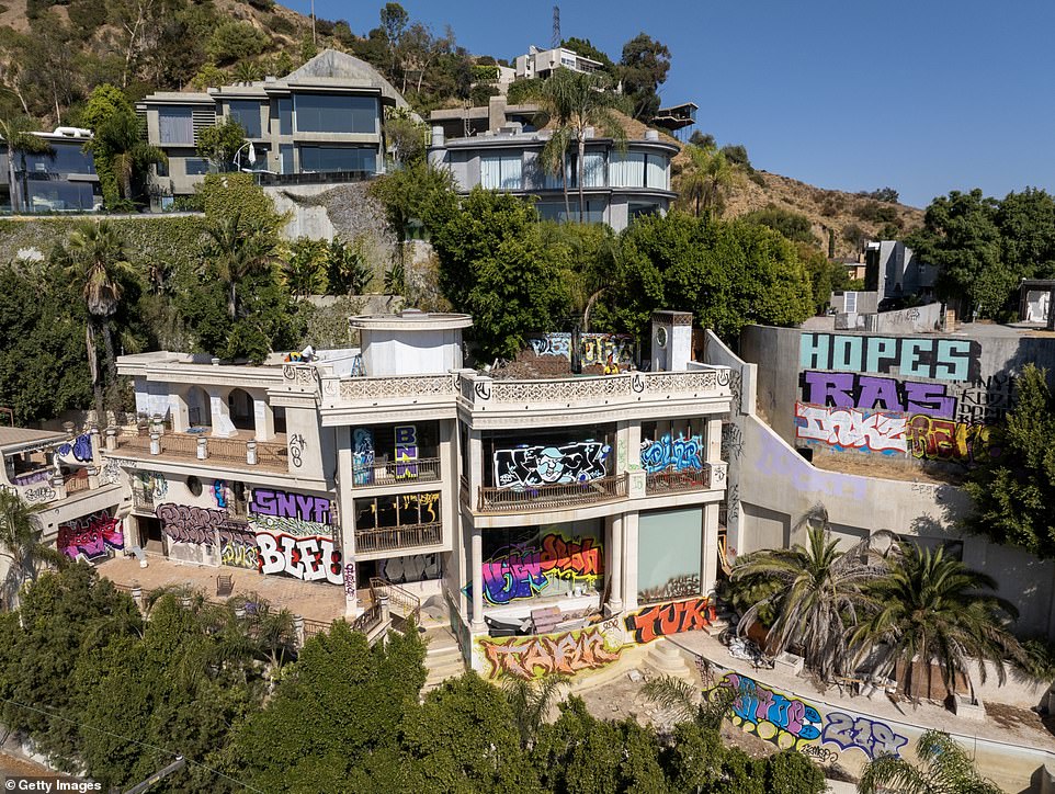 Middleton has issued a groveling apology after two of his multi-million dollar Los Angeles mansions were overrun with graffiti-covered eyesores by squatters