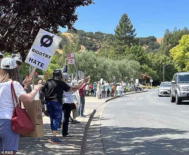 Managers have banned protests in a corner at Rossmoor, as well as political commentary in the local newspaper