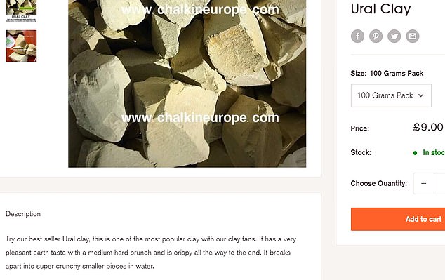 Chalkineurope website describes their Ural Clay as a best seller 'a very pleasant earthy taste with a medium hard crunch and is crispy to the end