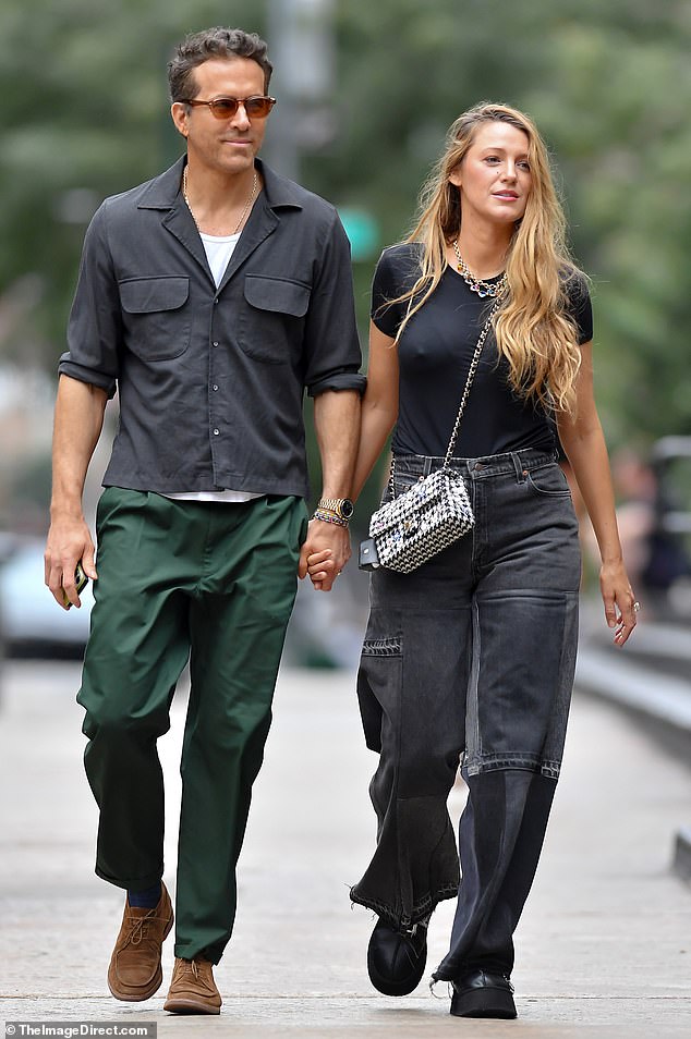 Blake Lively and Ryan Reynolds put on a loving show as they strolled through New York City on Tuesday