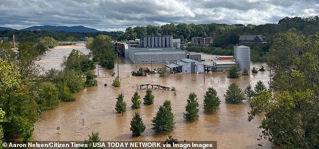 The National Hurricane Center later downgraded the storm to a tropical depression and noted that it was slowing