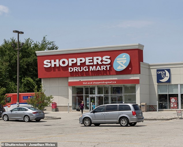 The attempted robbery took place at a Toronto Shoppers Drug Mart (stock image)