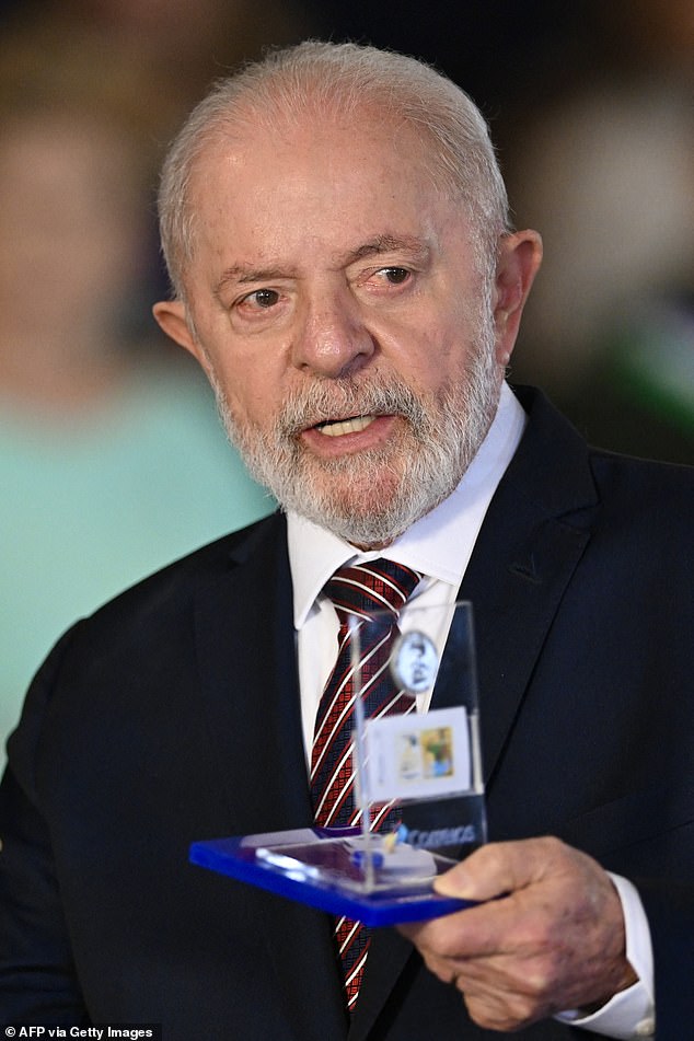 Luiz Inacio Lula da Silva (pictured) told CNN Brasil he hopes the crisis surrounding X in Brazil — one of the platform's largest global markets — can teach the world it no longer has to tolerate Musk's antics 