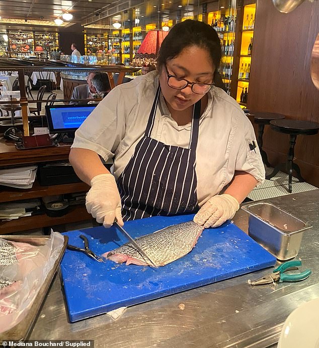 The chef was living a seemingly normal life in Sydney, having landed her dream job in a five-star restaurant when she noticed her chronic back pain was getting worse.