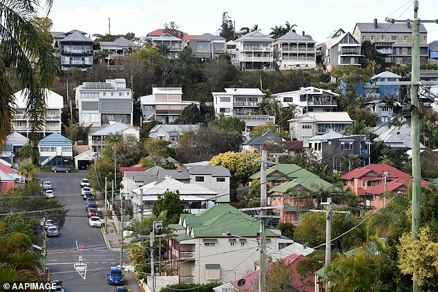 The concerned father explained that his son cannot afford to move out of the house as the weekly rent amounts to almost 90 per cent of his wages (stock photo of a home in Brisbane's inner city Milton neighbourhood)