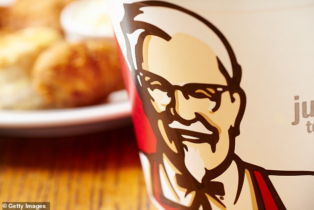 British fast food fans are shocked by the sight of an American KFC family meal after a woman shared photos of her purchase (File photo)