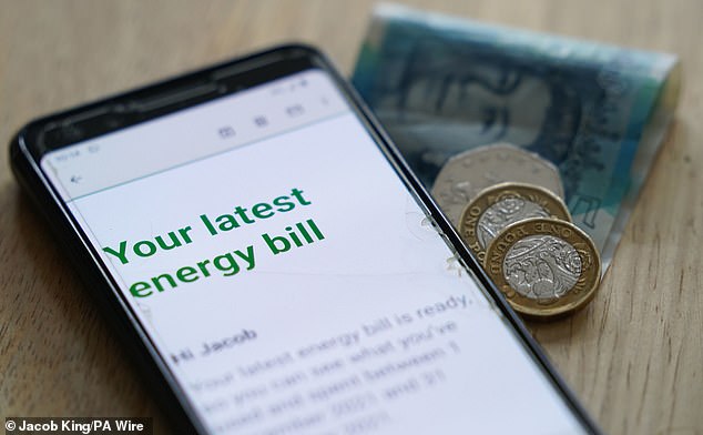 Almost 10 million UK households have been urged to send their meter readings to their supplier before the 10 per cent rise takes effect on October 1 (stock image)