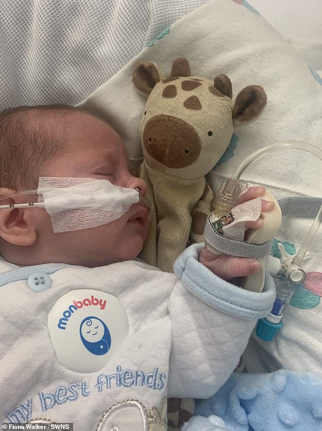 Ethyan Gammage, from Larkhall in Lanarkshire, suddenly developed a cold and cough on July 12. After a check-up with a doctor who confirmed his stats were fine, they returned home. But by 3pm that day his breathing had become irregular