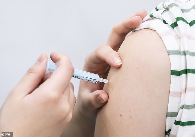 Britons are being urged to get vaccinated against the flu this autumn as data shows vaccination rates fell in every area of ​​England last year (file photo)