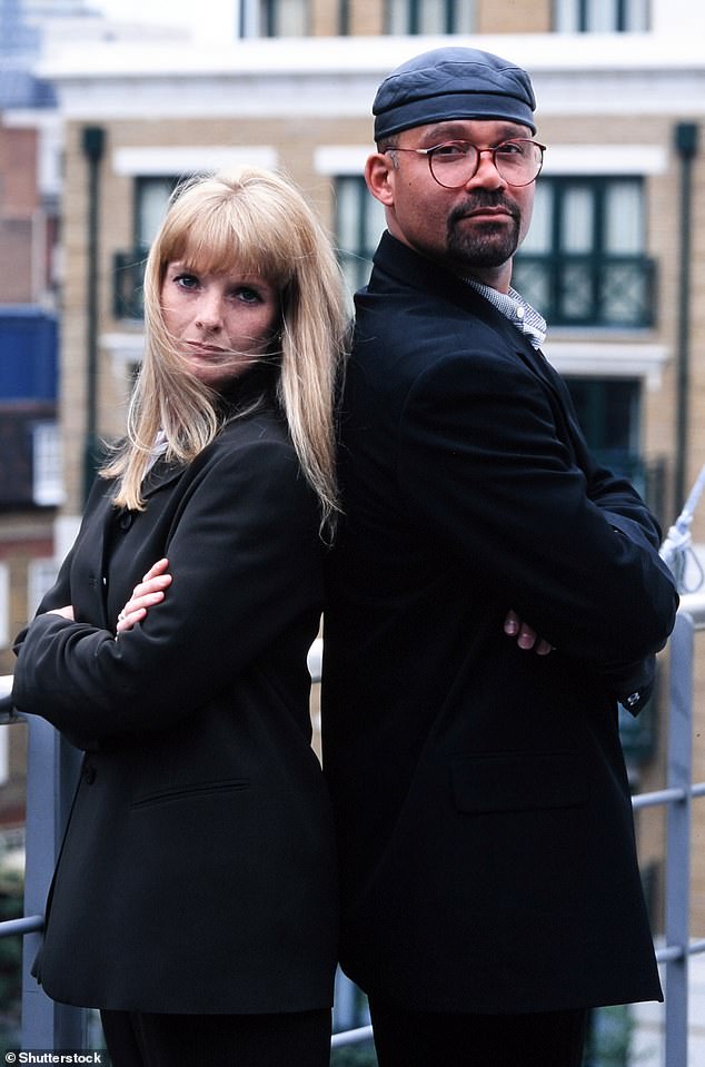 The 64-year-old TV star made his name playing Mick Johnson in the now-defunct Channel 4 series Brookside in the 1990s (pictured next to his co-star Kate Beckett as stalker Jenny Swift)