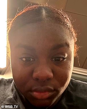 Andrea Alexander, 17, was working the night shift at a Burger King drive-thru in Georgia on Tuesday when a man pulled up to the window and threw bleach in her face